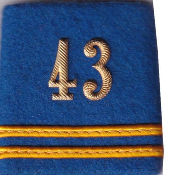 Bild von Oberleutnant San Bat 43 Gradabzeichen Schulterpatten Sanität. Preis gilt für 1 Stück 